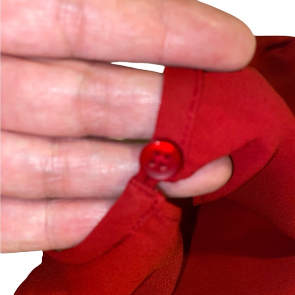 Women’s sz Large red handkerchief hem tank by New York & Co nwt’s - Picture 4 of 8